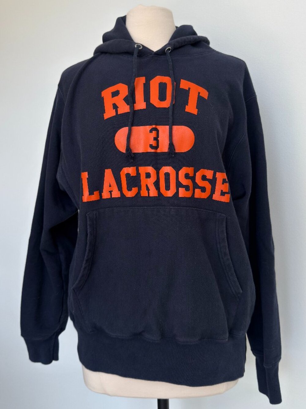 Navy/Orange Riot Lacrosse Club Hoodie
